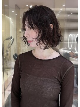 マイル 渋谷(mile) 【SATSUKI】ニュアンスパーマ |  レイヤーボブ