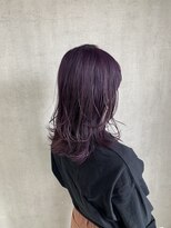 トリコ(ToricO)&nbsp;ラベンダーパープル　ダブルカラー　ブリーチカラー　くすみ