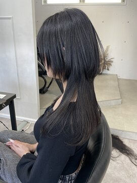 シーン(seen) 【クラゲウルフ】ロングウルフレイヤーカットハッシュカット