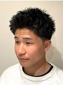 MEN`SHAIR/スパイキーショート/フェザーパーマ/烏丸御池F