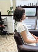 朝楽ニュアンスボブパーマ