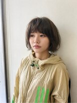 ペスカケイクリエイティブ(PESCA K-CREATIVE)&nbsp;窓際に映える無造作ショートボブ