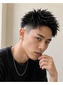 スパイキーショートフェード