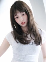 ミザルー(Misirlou) 韓国風ロング 顔まわりレイヤー ワンカール