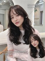 リアン 上尾店(Rien)&nbsp;韓国風ゆるふわロングレイヤー×ダークブラウン/上尾