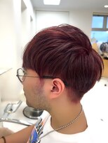 ヘアポジション 田子西店(HAIR Position)&nbsp;【ブリーチなし赤髪×マッシュ】
