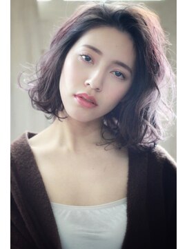 ロロ(ro-ro) 【恵比寿ro-ro】大人ワンレンボブ×パープルカラー