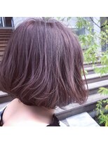 クーエフー(coo et fuu)&nbsp;透明感◎ラベンダーアッシュ【内見 加瑞磨】　大人前下がりボブ