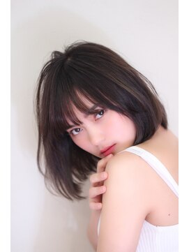 クーエフー(coo et fuu) 似合わせカットで小顔前下がりボブ【内見 加瑞磨】