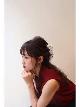 ブランコ 高松店(blanco) ゆるふわハーフアップ