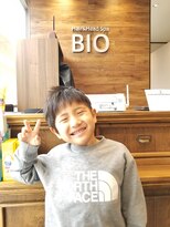 ヘアーアンドヘッドスパ ビオ(Hair&HeadSpa BIO) Jr.カット(アシンメトリー)
