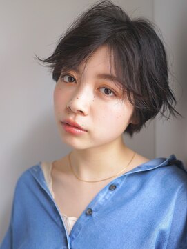 パール(PearL) 《PearL》ゆるふわショート黒髪ダークトーン