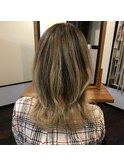 **アッシュベージュエアタッチ**