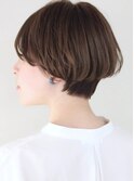 大人可愛い　丸み　マッシュショート　30代 40代
