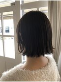 簡単外ハネボブ+グレージュブラウン、グレーベージュ