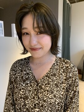 ヘアーエスクールシーユー 枚方T-SITE店(hair S.COEUR×Cu) 外はねボブ