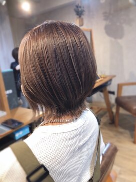 リノ 船橋(Lino) 【ペールベージュ】くびれボブ