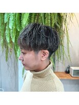 アクセヘアー 町田(acce hair)&nbsp;ブリーチパーマを活かしたショートヘア