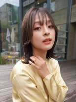 ニコ トウキョウ(nico TOKYO) ミディアムレイヤーカットボブウルフ10代20代インナーカラー