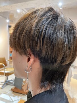 ビーハイブ ギフト(BeeHIVE GIFT) メンズ伸ばしかけマッシュウルフ