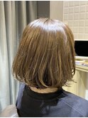 パーマ風ナチュラルかわいい美髪ミディアム【カミケンガレリア】