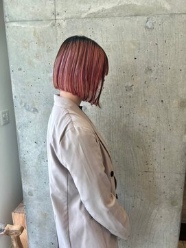 セレイン(serein) Black×Pink Bob