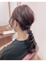 ルシードスタイルビーシャイン(LUCIDO STYLE B SHINE)&nbsp;豊橋ビーシャイン★トワイライトピンク×編み下ろしアレンジ