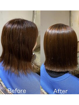 髪質改善と縮毛矯正の専門店 サンティエ(scintiller) 【髪質改善】弱酸性縮毛矯正