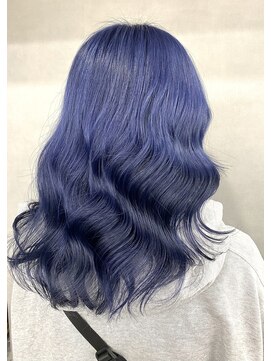 アドラ(ADLLA) ダブルカラー×ディープブルー