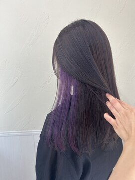 アップル(APPLE) イヤリングカラー☆パープル