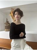ショートボブパーマスタイル