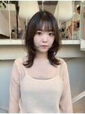 ◇小顔になれる♪ミディアムウルフカット