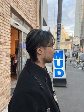 スイ(suii.) men'scut大人ウルフ×品のあるハイライトカラー下北沢/鈴木担当