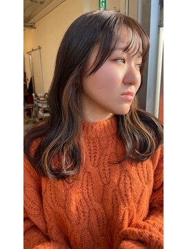 アナ ラーナ(Anna Lanna) インナーカラー ミルクティーベージュ【野呂朱里】