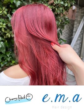 エマヘアデザイン(e.m.a Hair design) レッドカラー