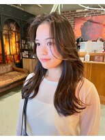 ノラ ヘアーサロン(NORA HAIR SALON)&nbsp;【akane】チャンモリパーマうぶ毛パーマ韓国顔周りおくれ毛