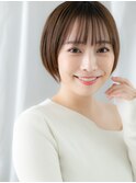 似合わせ小顔シルキーベージュ丸みショートn小山20代30代40代