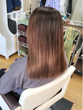 シャルシェ(Chercher) シャドウルーツ★Dr.オレンジベージュバレイヤージュ