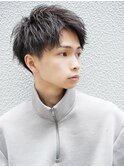 ルーズアップバングショート