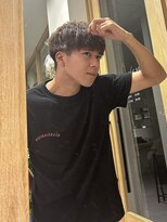 ブランシュ 南行徳店(BLANCHE)&nbsp;ベリーショート/ダークアッシュ/ニュアンスパーマ/韓国マッシュ