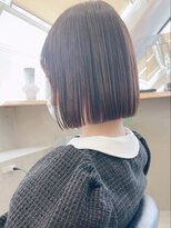 リール 銀座(R'EEL) 顎下2cmぱつっとボブ×地毛風縮毛矯正!