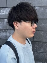 ヒュイル バイ ニアウ(Hwyl by Niau) メンズマッシュパーマニュアンスパーマシャドウパーマ刈り上げ