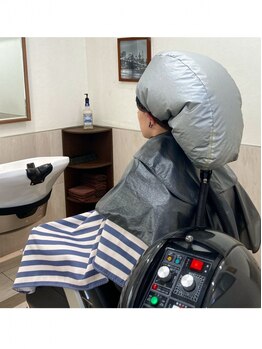 オアゾバーバー(OAZO BARBER)の写真/顧客様に大好評♪頭皮の汚れを落とし、頭皮環境を整えハリコシUP！フェイススパも大人気◎