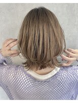 タノ(tano) 伊藤指名人気スタイル★レイヤーボブ×アッシュベージュ