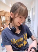 Say.黒髪ボブルフネビージュ小顔ワンレングレージュアッシュボブ
