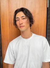 ＊オシャレ男子必見！！ミディアムパーマ