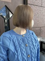 サロンドミルク 溝の口店(salon de MiLK)&nbsp;10代20代30代/ボブ/ミルクティーベージュ［溝の口］