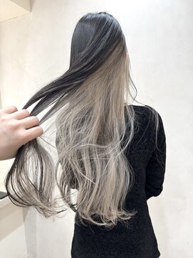 ヘアーサロン キー(Hair salon key) インナーカラー/シルバーベージュ