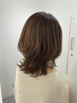 グラムヘアー(GLAM HAIR) 大人可愛いくびれミディアムヘアー