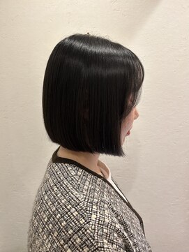 ロンド パルティール 大宮(Lond partir) イメチェン外ハネボブ美髪ワイドバングレイヤーショート/大宮